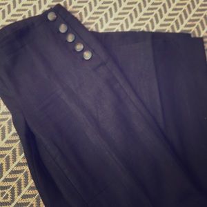 Anthropologie (Elevenses) Linen Sailor Pant